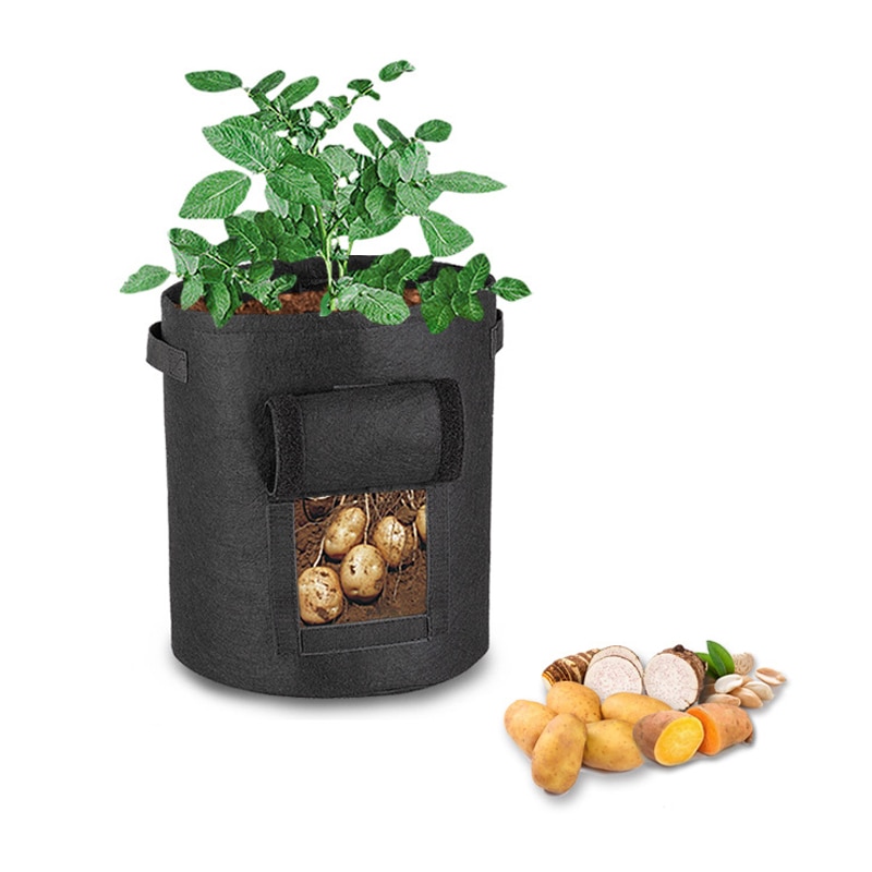 Home Greenhouse Grow Bag Thicken Garden Pot Planting DIY Potato Grow Planter Planting Container Vegetable Seeding Gardening Bag