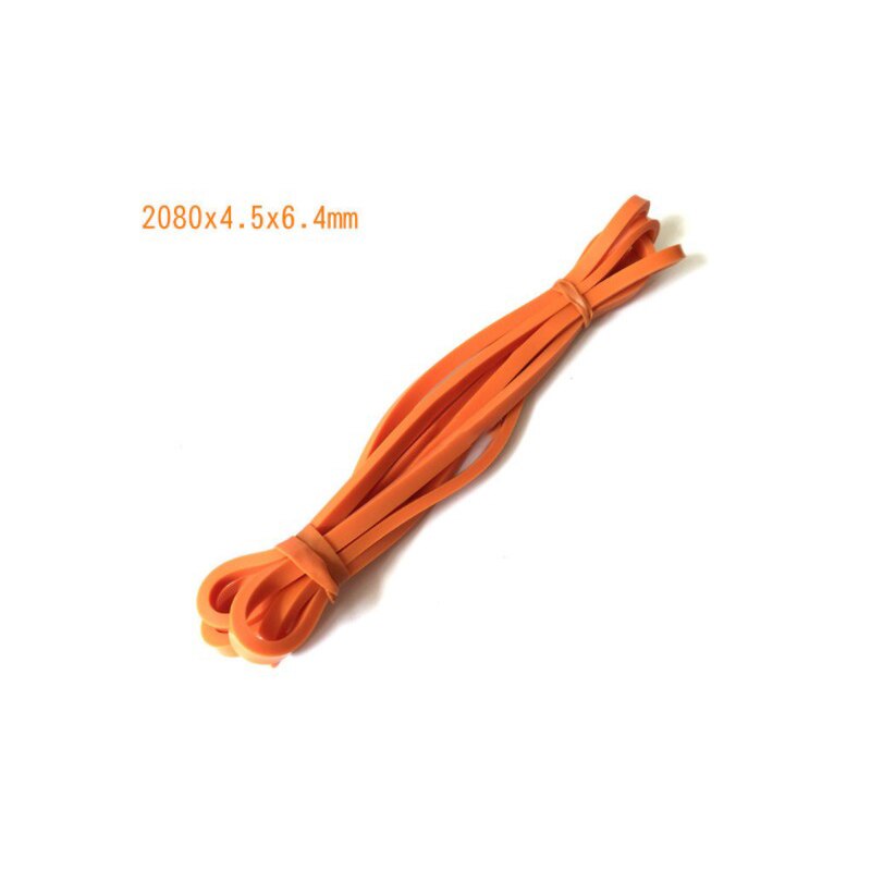 Strength Pilates Loop Resistance Bands Exercise Elastic Natural late Workout Ruber Fitness Equipment Training Expander Unisex: orange