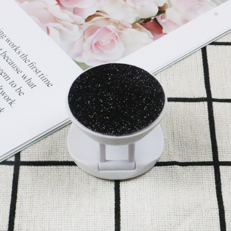 Universal- Telefon Halfter Ausbau Diamant telefon griff telefon Finger Ring für Auto praktisch Halfter Telefon Stehen: Schwarz