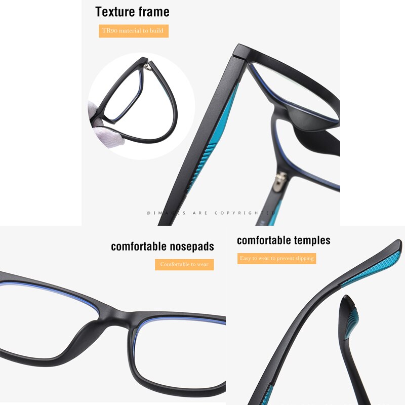 Børn brille ramme  tr90 anti-blåt lys optisk ramme gennemsigtig dreng pige øjeglas filter reducere digital