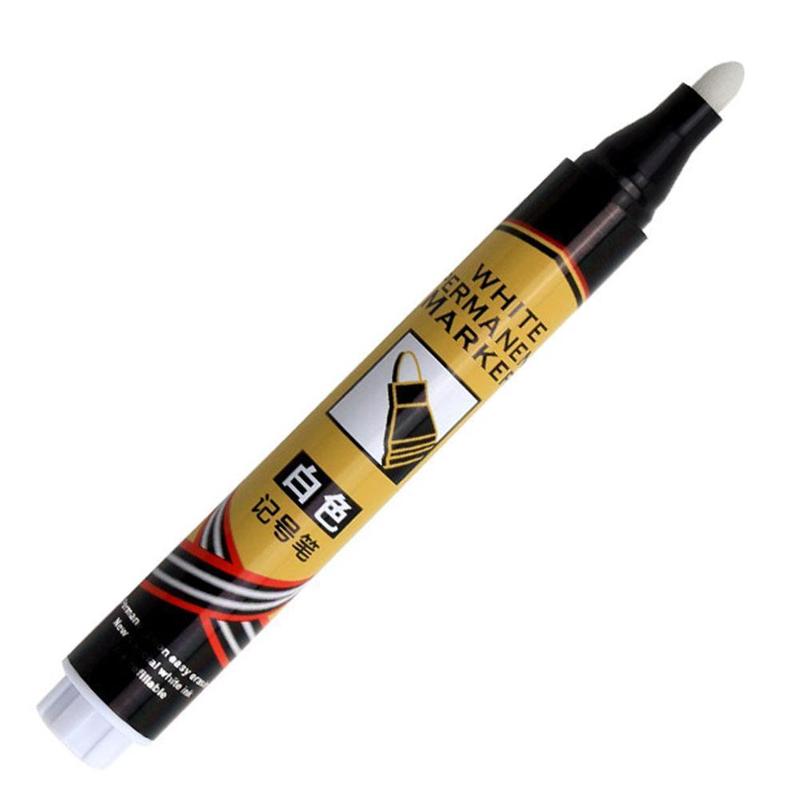 Wit Marker Pen Verf Olie Autobanden Tread Marker Graffiti Verf Waterdichte Marker Permanent Metallic Voor Banden Pen Pen n6J5