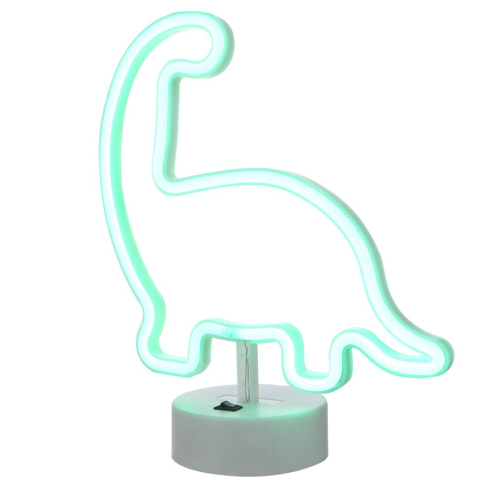 1pc Lovely Cat Neon Light Tabletop Decorative LED Bedroom Atmosphere Light: White 2