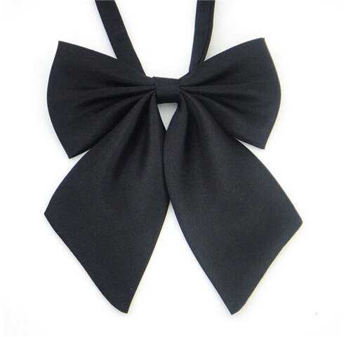 Bow Ties for Women Bowties Ladies Girls Trendy Style Bow Knot Neck Tie Cravat Casual Party Banquet Bow Tie: Black