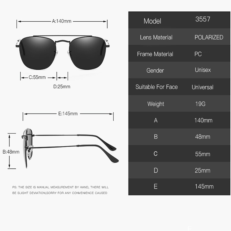 Polaroid lunettes de soleil unisexe carré Vintage pêche lunettes de soleil lunettes de soleil polarisées lunettes de soleil rétro pour femmes hommes UV400