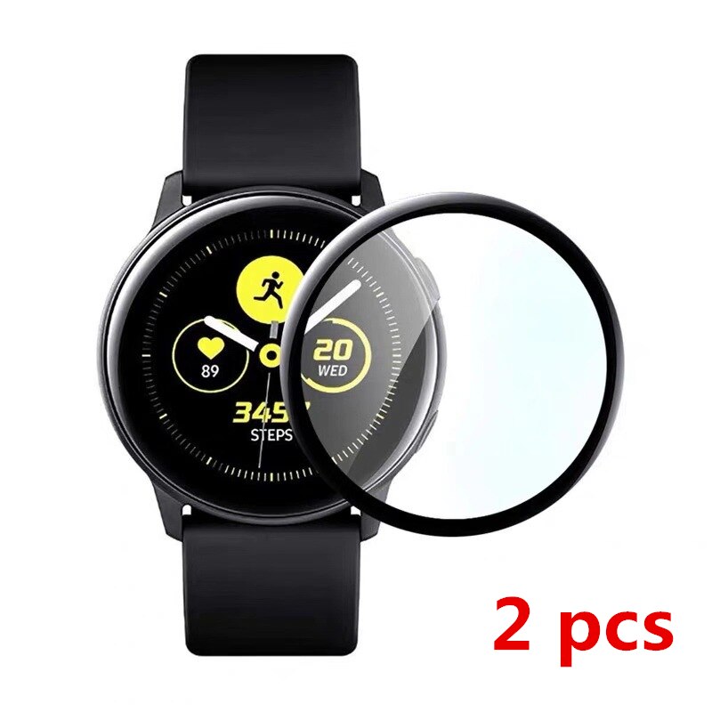 3D Curved Soft Fibre Full Coverage Screen Protector Film Cover For Samsung Galaxy Watch Active 1/ Active 2 40mm 44mm Smart Watch: 2 pcs / Galaxy Active 2 44mm