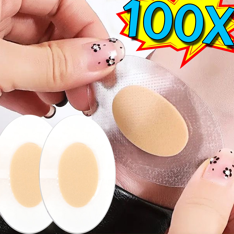 100PCS Schmerzen Relief Gel Ferse Schutz Fuß Patches Klebstoff Blister Pads Hydrokolloid Ferse Liner Schuhe Aufkleber Gips Fuß Pflege