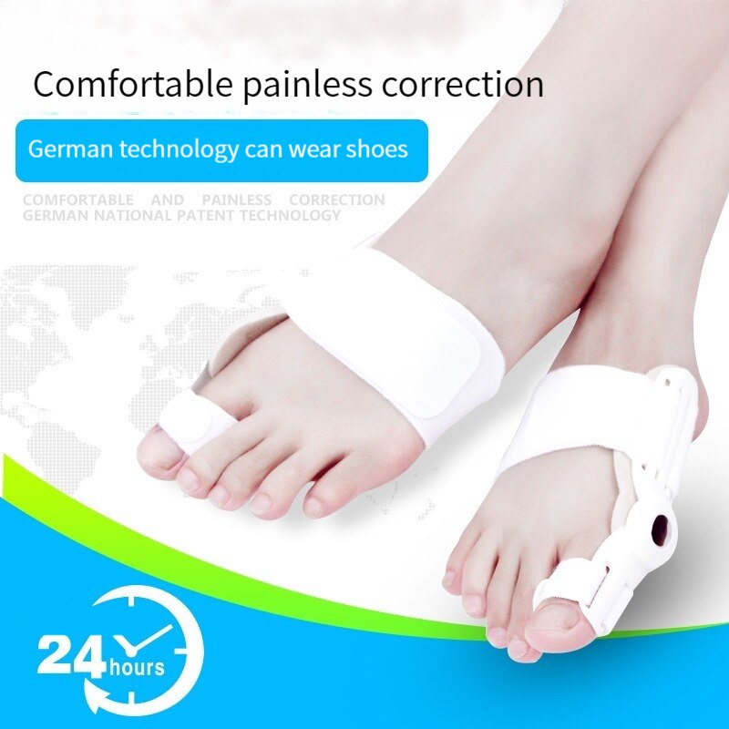 2 STUKS Duimen Spalk Grote Teen Straightener Corrector Hallux Valgus Correctie Scheiding van Grote Tenen voor Man en Vrouw