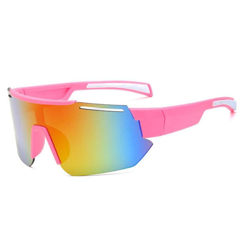 Oversized Glasses Face Shield Polarized Mirror Lens Mens Fishing Cycling Baseball Sport Wrap Sunglasses US sunglasses