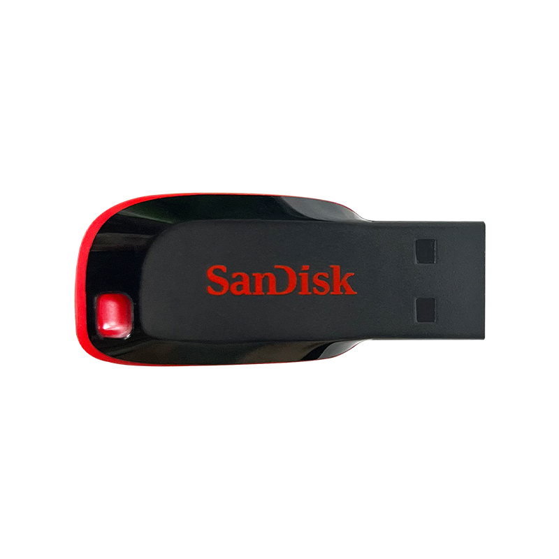 SanDisk Cruzer Blade USB 2.0 CZ50 USB Flash Drive 128GB 64GB 32GB 16GB Originele Pendrive basisopslag Memory Stick U Disk: 64GB