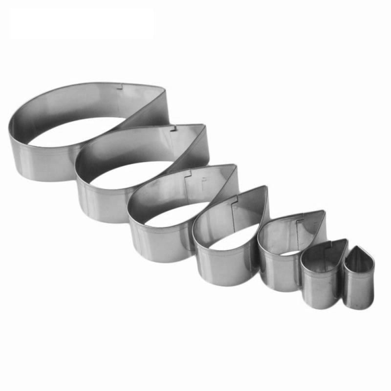 7pcs Stainless Steel Cookie Cutter Cake Biscuit Baking Mold Kitchen Bakeware Tools Cake Decorating Kitchen Baking Tool