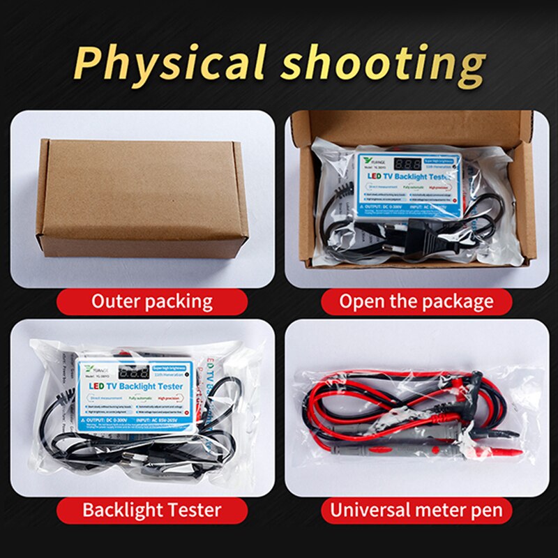 Led tv tester multifunctionele gratis scherm reparatie lamp kraal testtool meetinstrument led kraal testtool