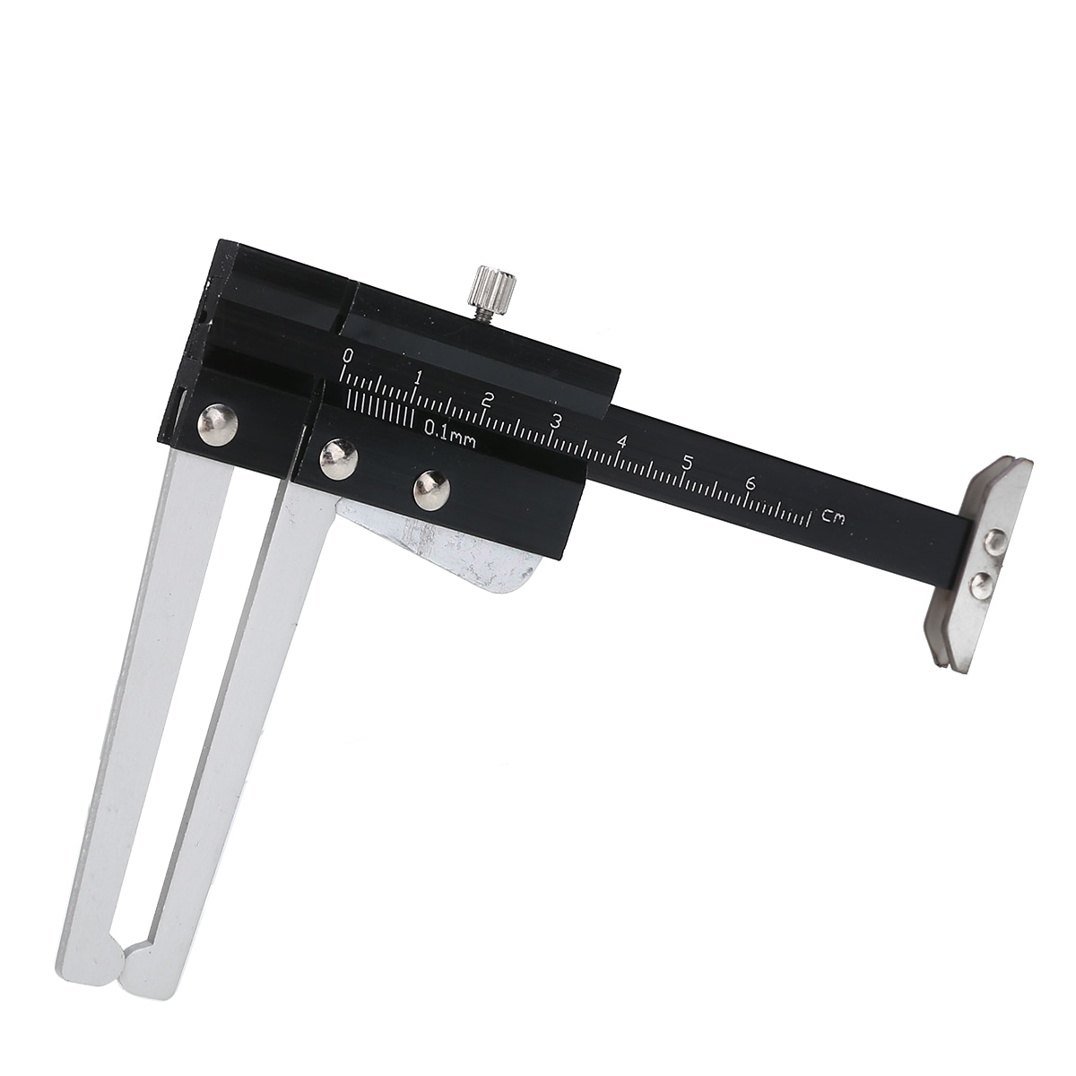 1 Pc Caliper Brake Disc Vernier Tyres Thickness Gauge Ruler Measuring Tool Stainless Steel Vernier Caliper Test Tools