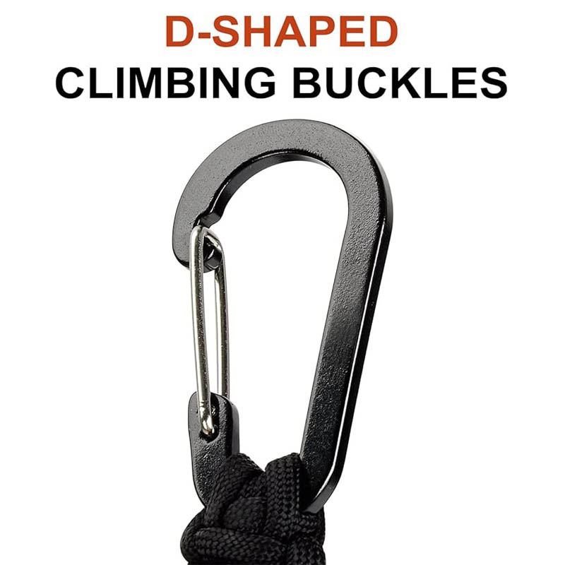 Regenschirm-Seil-Schlüsselanhänger mit Klettverschluss für Tarnung-Schlüsselanhänger, Messer, Taschenlampe, draussen-Camping-Rucksack