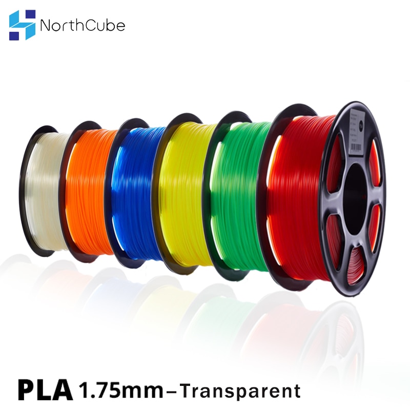3D yazıcı Filament PLA Filament 1.75mm 1KG tolerans +/- 0.02mm şeffaf kırmızı mavi yeşil plastik malzeme 3D yazıcı