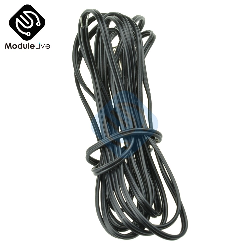 NTC 10K Ohm 1% 3435 Thermistor Temperature Temp Thermostat Cylinder Probe 1.5m 150cm Wire Sensor Cable