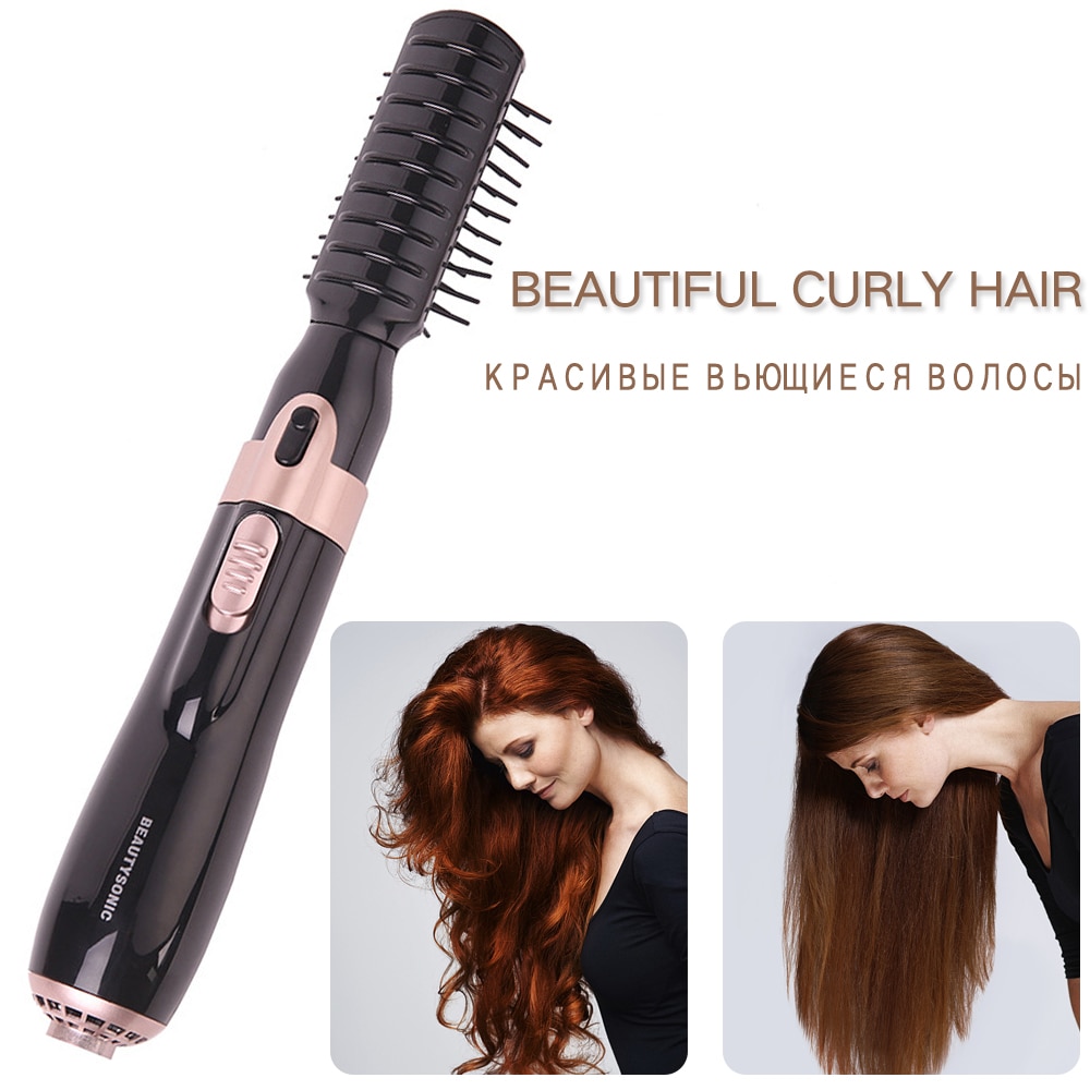 4 IN 1 Hair Curlers Straightener Automatic Dryer Brush Hair Curler Hairstyle Curling Iron Big Wave Curler Krultang