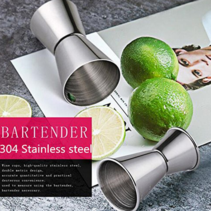 Stainless Steel Cocktail Muddler, Mixing Spoon, Jigger Set, Bar Tool set for Bar Party Wine Cocktail Drink Shaker