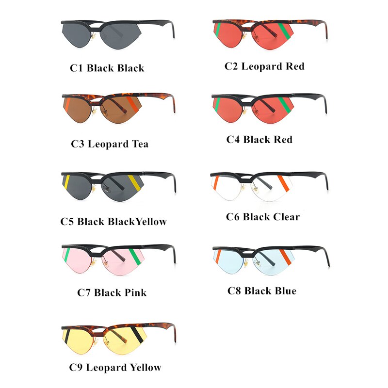 Yoovos Sexy lunettes de soleil yeux de chat femmes petit cadre à la en plastique Vintage lunettes de soleil pour femme UV400