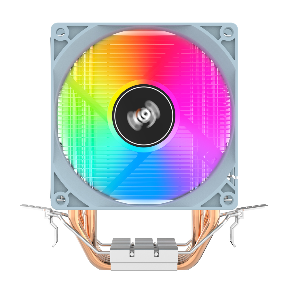 Aigo ice 400se air cpu-kylare kylfläkt tystgående fläkt 4 värmerörsradiator för intel lga 115x 1700 775 1200 amd  am3 am4 am5