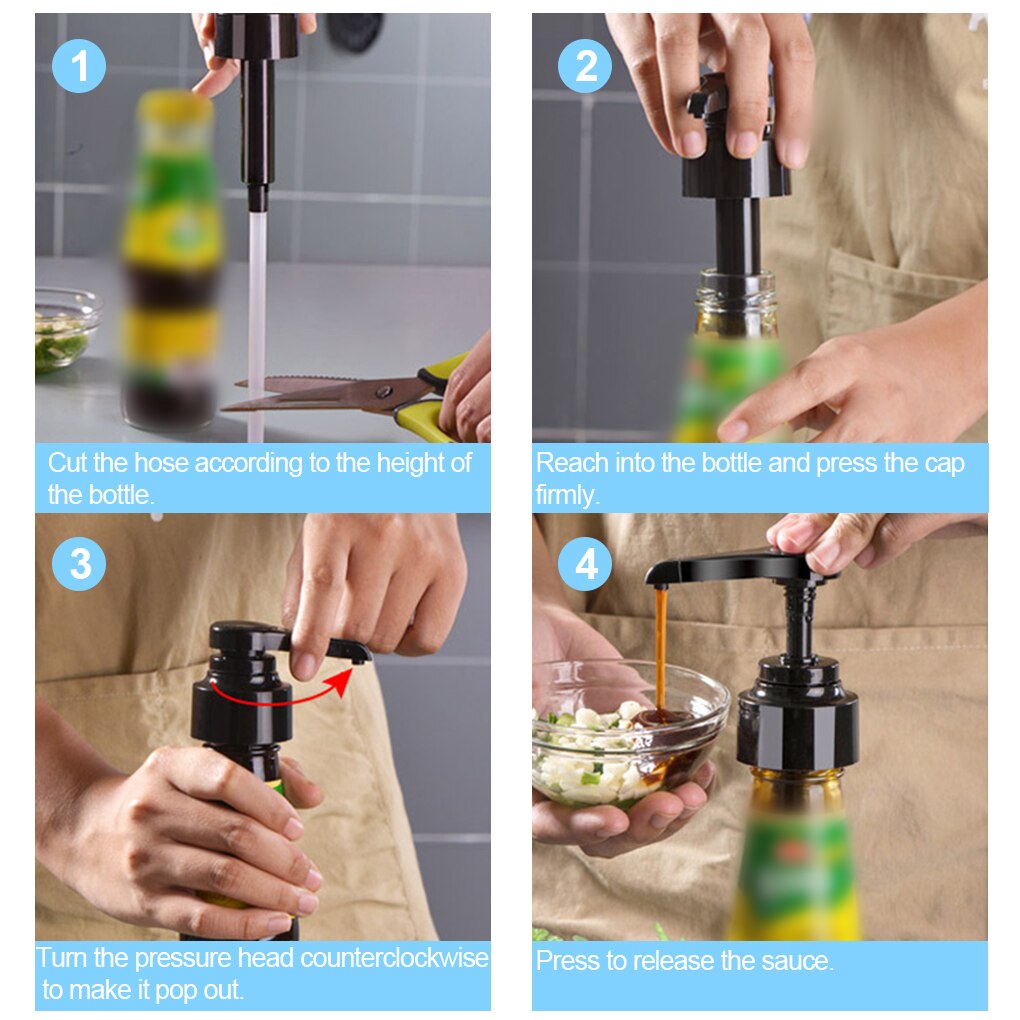 Coffee Flavoring Pump Syrup Bottle Covers Smoothie Pumping Dispenser Wedding Spout Accessories Bathroom Gadgets