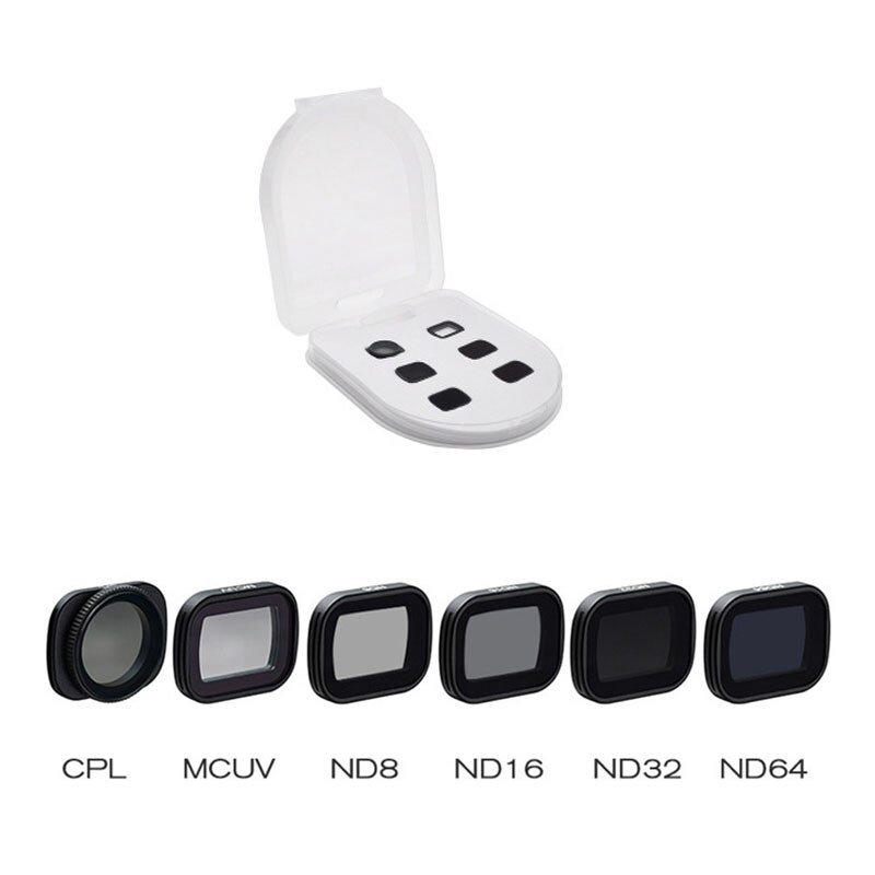 Osmo caméra de poche à cardan Osmo filtre de poche ND CPL Polar ND8 16 32 64 filtres UV pour accessoires de poche DJI Osmo: Gris