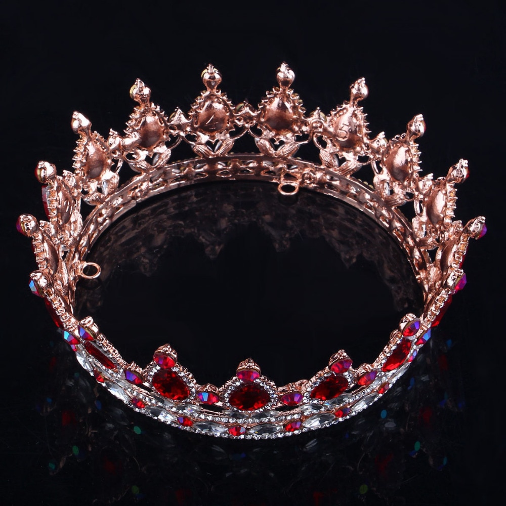 conceptions européennes roi royal reine couronne strass diadème tête bijoux quinceanera couronne mariage mariée diadèmes couronnes reconstitution historique