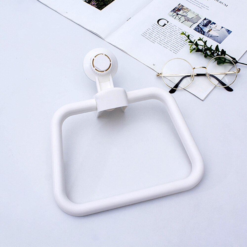 Soporte de toalla para baño, estantes de Vacío fuerte, ventosa, estante de toalla cocina, colgador de toalla montado en la pared, accesorios de baño
