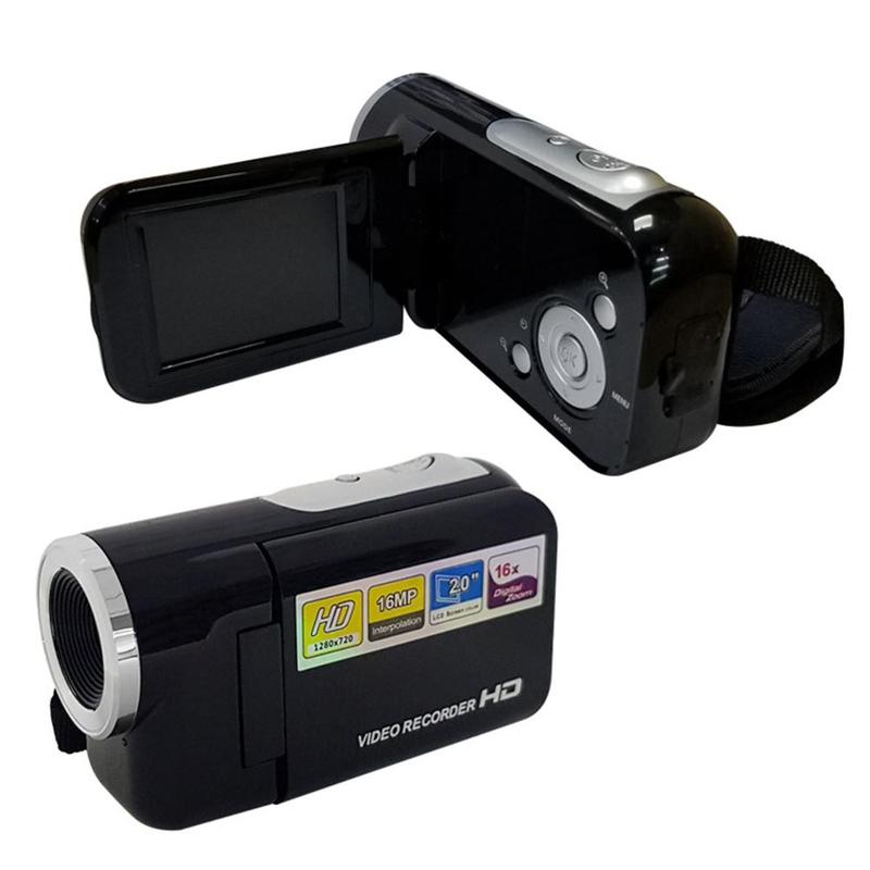 HD Dv Camera 16 Million Pixel Digital Cameras Digital Screen Video Recorder Outdoor Inch 2.0 Zoom LCD TFT 4x X7K4