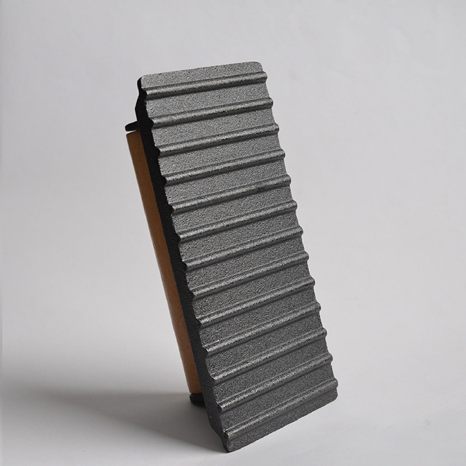 Cast Iron Grill Press Burger Smasher Grill Steak Weight Meat Press with Wood Handle for Cooking BBQ Grilling