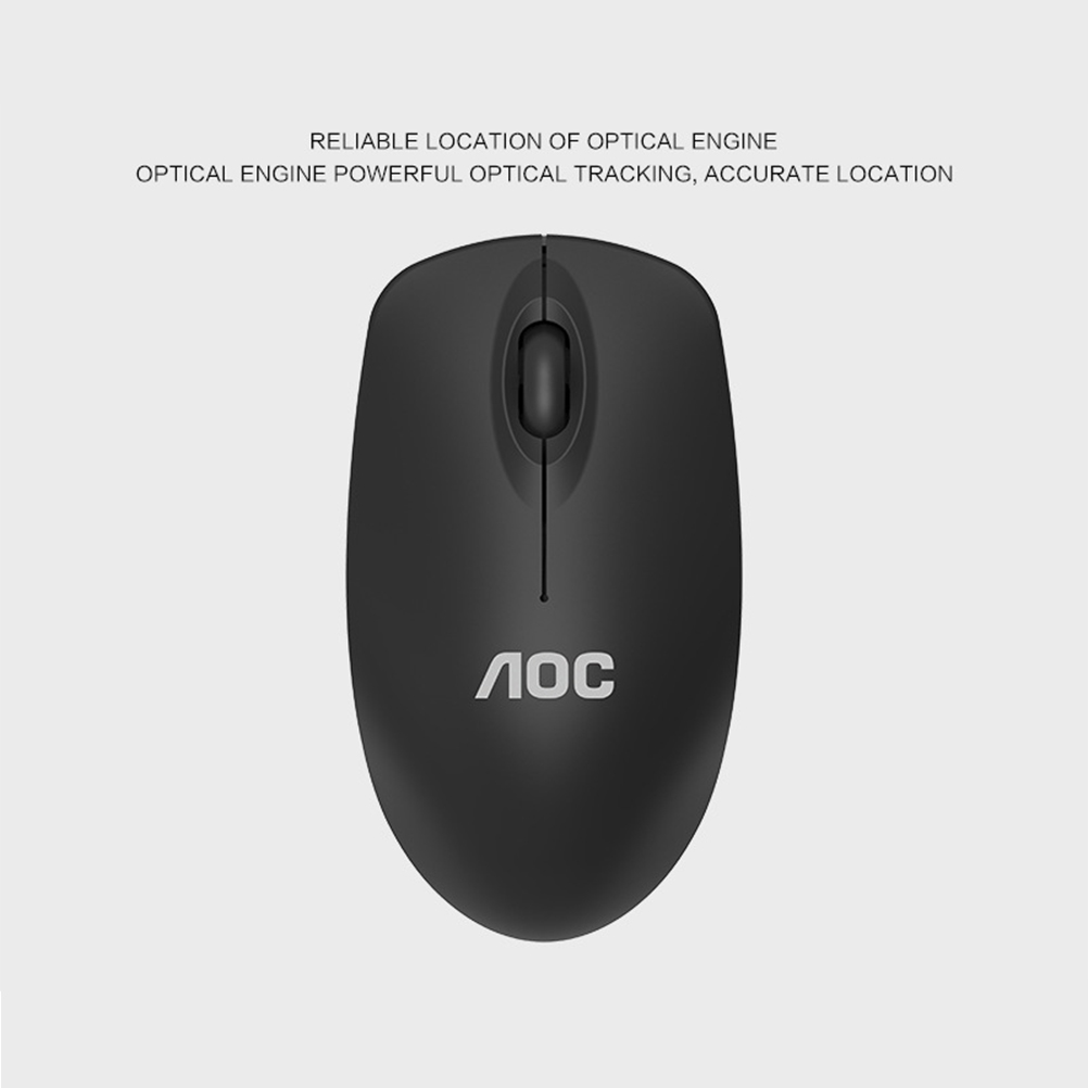 Wireless Home Keyboard USB Silent Keyboard Waterproof Office Keyboard with without Battery (Black)