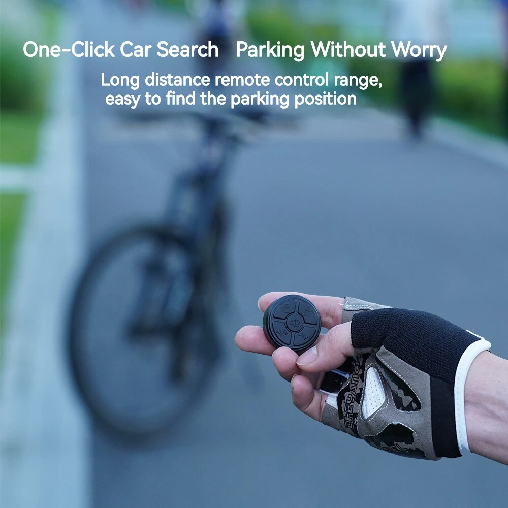 ENLEE 120DB USB Charge Fiets Elektrische Bel MTB Cyclus Trompet Hoorn Anti-diefstal Alarmsirene & Afstandsbediening