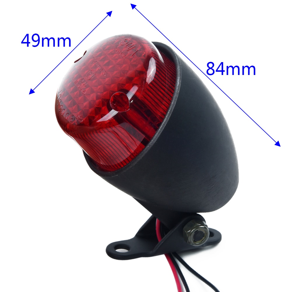 Achterlicht Brake Stop Reverse Running Achterlichten Voor Harley Cafe Racer Bobber Motocross Motorfiets Signaal Lamp
