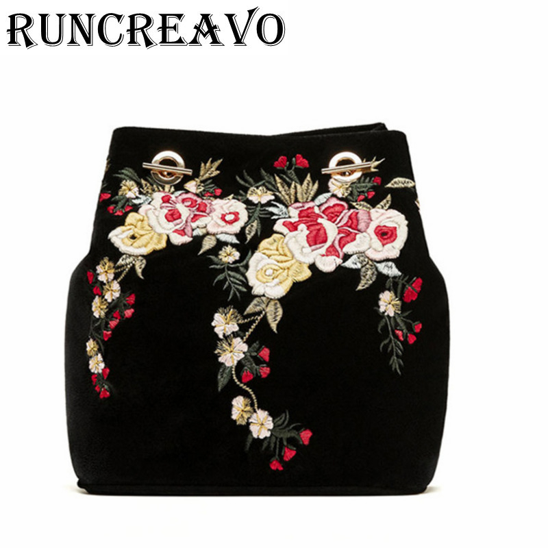 crossbody bag for women leather handbag luxury handbags women bags Embroidery flower chain shoulder bag sac a main