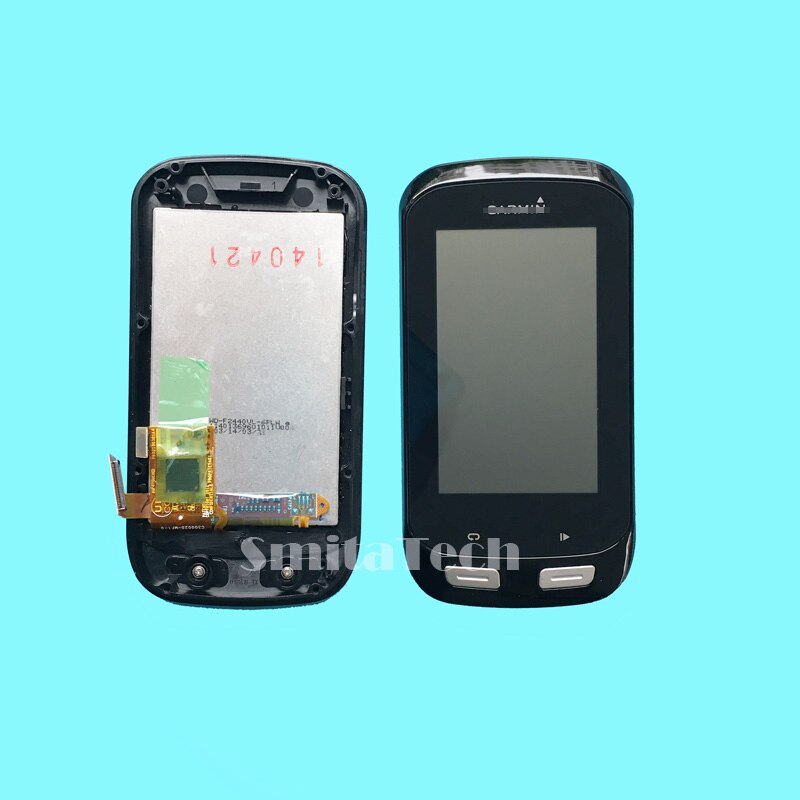 Voor garmin edge 1000 3.0 inch lcd-scherm met capacitief touchscreen fietsnavigatie voorklep reparatieonderdelen, gratis glasfolie