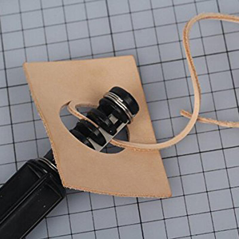 Leather Tool Swivel Leather Strip Strap Hand Cutter Leathercraft Knife DIY Leather Cutting Tool