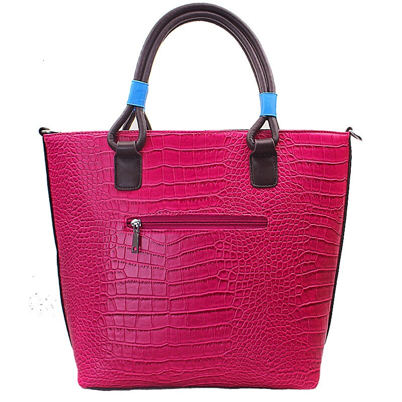 Retro Crocodile Pattern Portable Diagonal Package Mexican Embroidery Ladies Handbag Embroidered Bucket Bag