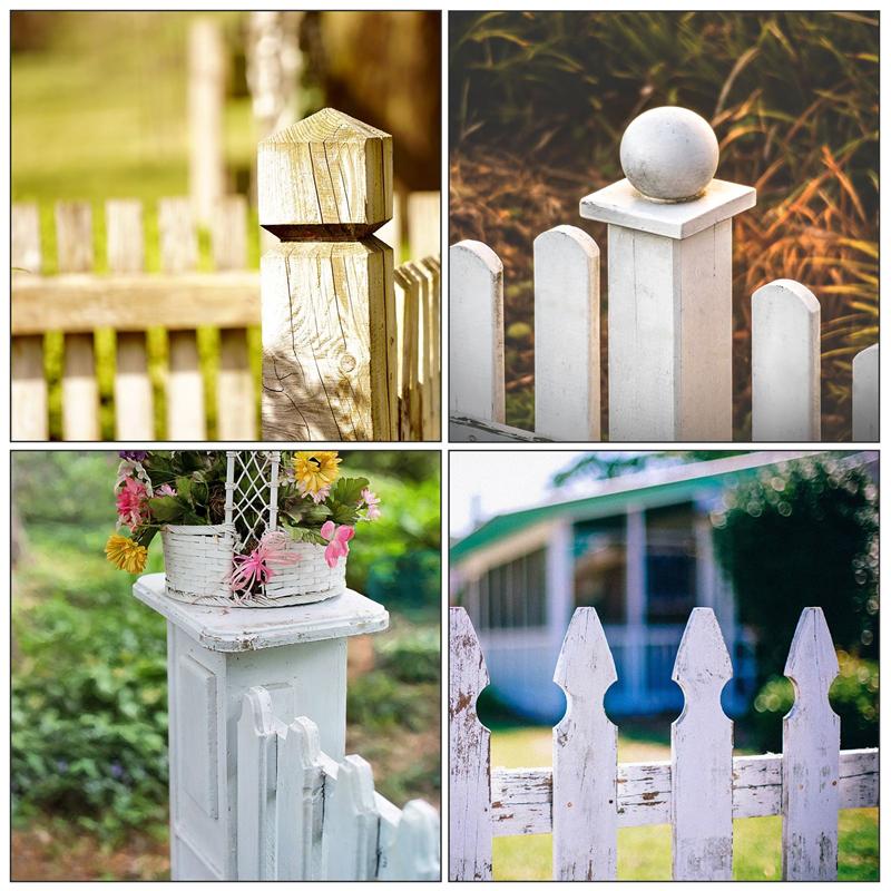 10Pcs Decorative Plastic Picket Fence Display Fence Garden Fence Path Fence