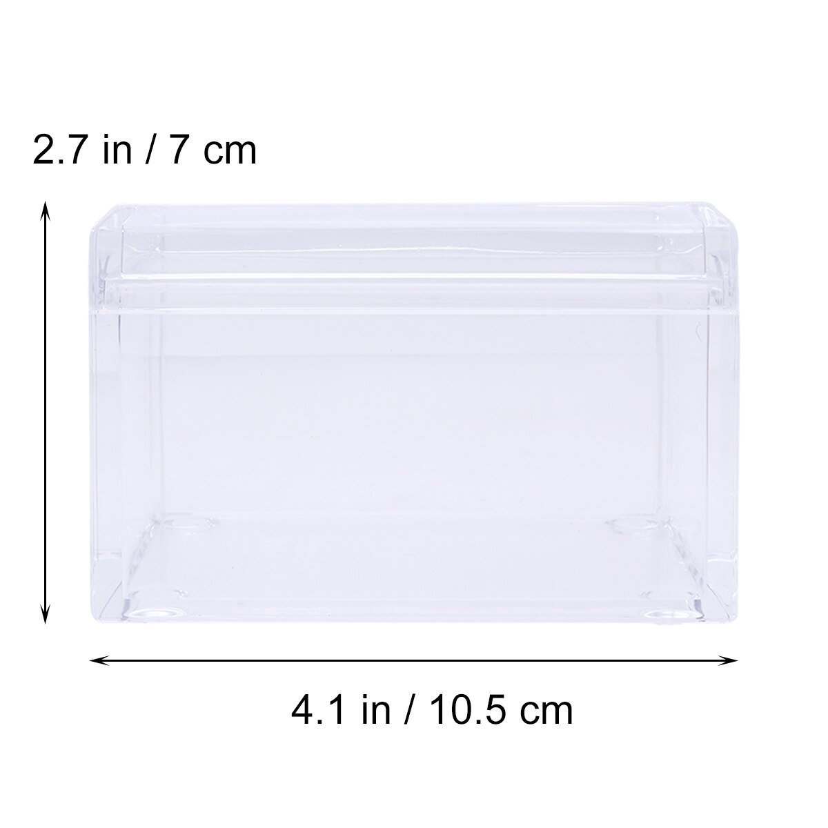 Clear Acrylic Storage Container Tea Bag Storage Box With Cover Box Tea Bag Holder Simple Style