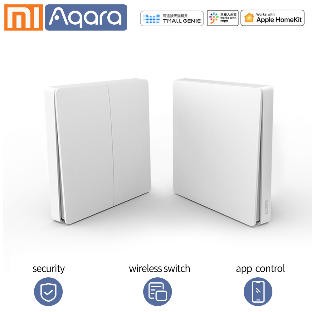 Aqara Xiaomi Smart wireless Switch wifi wireless doorbell zigbee sensor smart home kits work Mi home mijia app