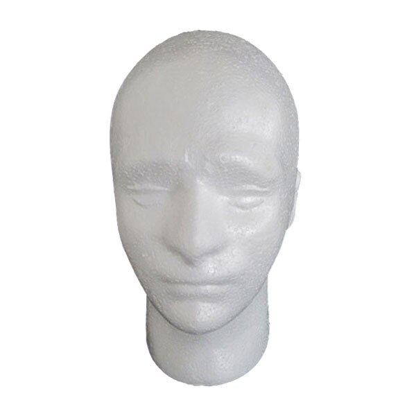 Cabeza de Maniquí de PVC para hombre, modelo para gorra, peluca, sombrero, exhibición perfecta para tienda, , 54cm de perímetro