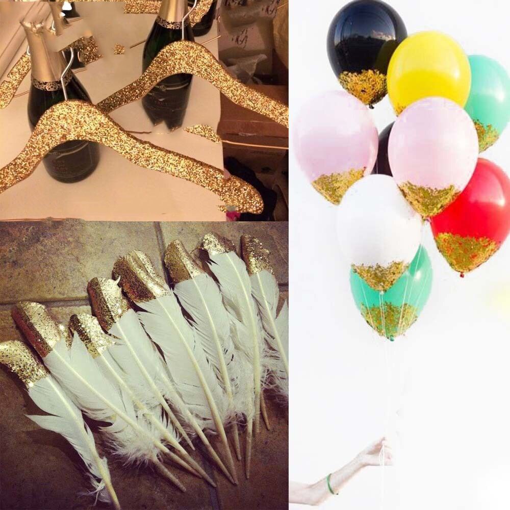 2pcs 50g Sparkle Gold Silver Glitter Bling Tiny Sequin Wedding Party Decoration DIY Luxurious Handicraft Accessories