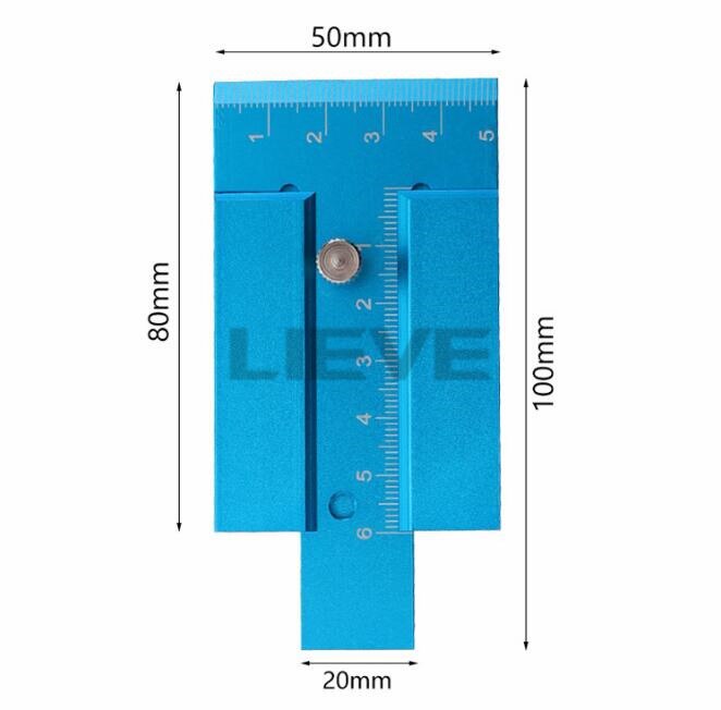 Woodworking Table Saw Height Ruler Depth Measurement Metric Height limit Gauge woodworking bench saw height ruler measuring tool