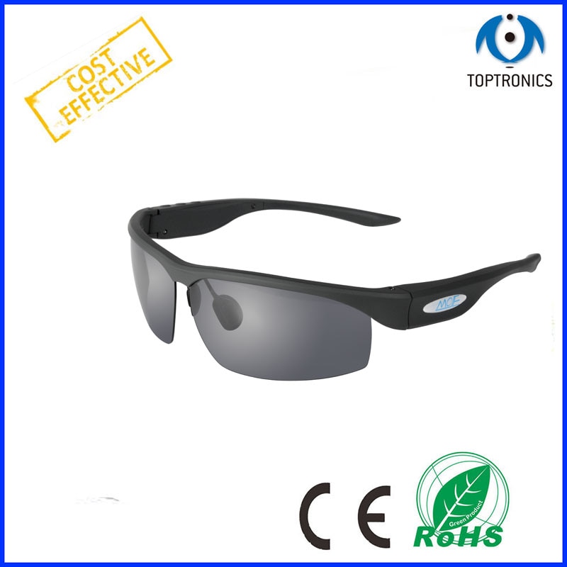 goedkope Bluetooth brillen headset smart bril Driver stijl zonnebril met oortelefoon gepolariseerde smartglass