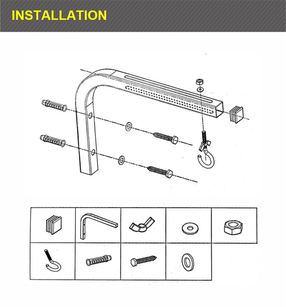 Universal Projector Screen Stand L-Bracket Wall Hanging Mount Adjustable Extension Stand Screws Hook Screen Placement