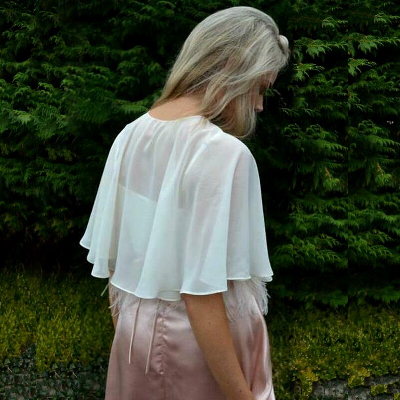Chales de boda de gasa de talla grande para mujer, chaquetas formales, Boleros, capas, de boda