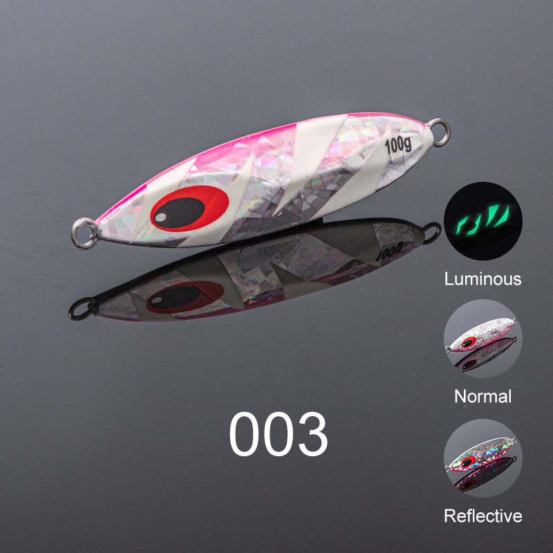 Noeby Metal Jig Lure 40g Spoon Shore Casting Slow Pitch Jigging Swing Super Hard Artificial Bait for Saltwater Fishing Lure: Deep Green