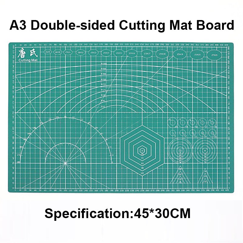 A2 A3 A4 A5 Pvc Snijden Mat Pad Patchwork Cut Pad A3 Patchwork Gereedschap Handleiding Diy Hulpmiddel Snijplank Dubbele dubbelzijdige Self-Healing: A3