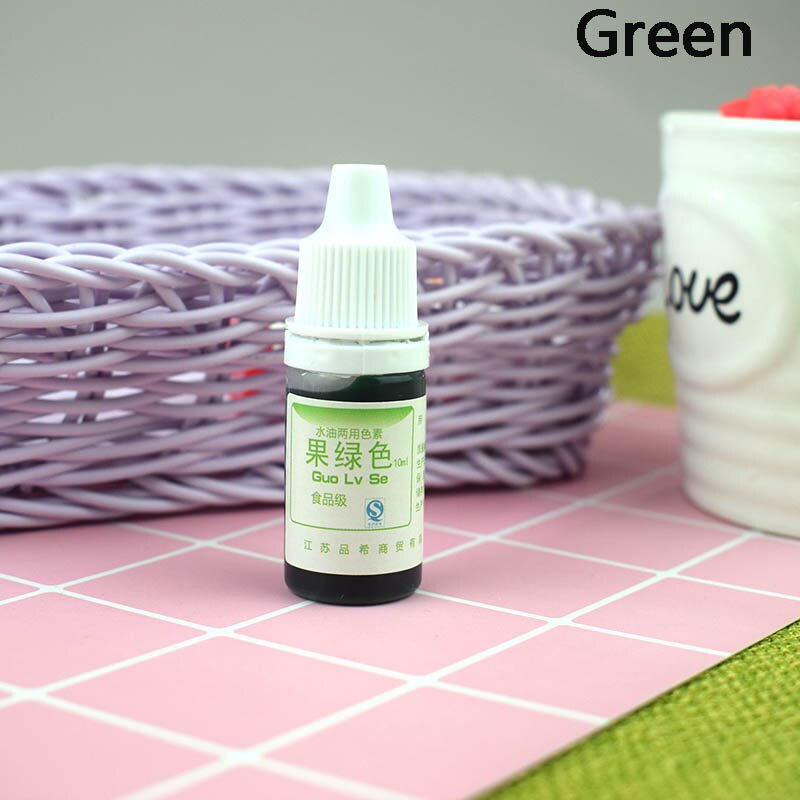 Verven Pigment Slime Kristal Modder Uv Hars Verven Water Olie Dual Gebruik Pigment Diy Craft Pr: Army Green