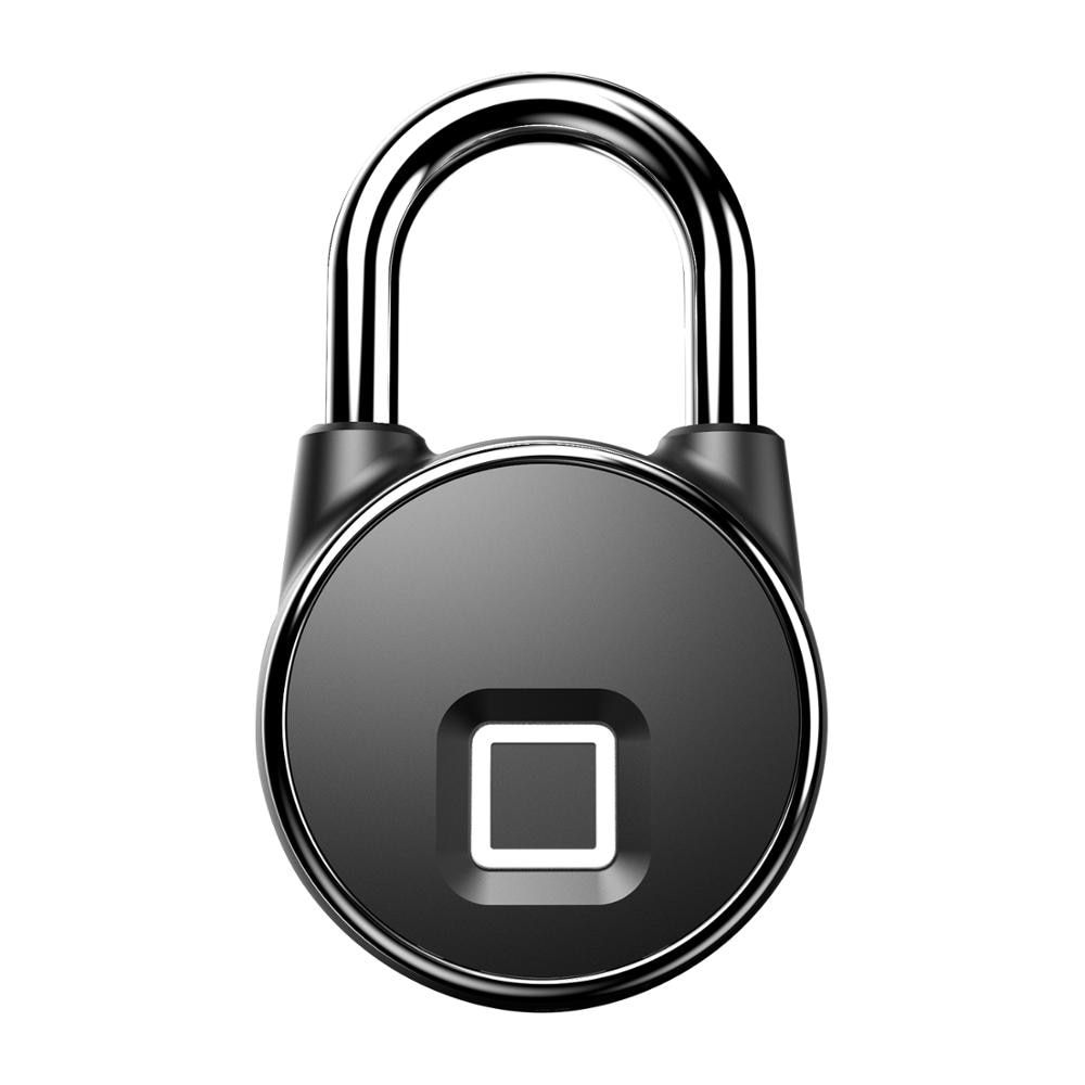 Smart Keyless Beveiliging Deur Vingerafdruk Slot USB Oplaadbare IP66 Waterdicht Vingerafdruk Unlock Anti-Diefstal Beveiliging Hangslot
