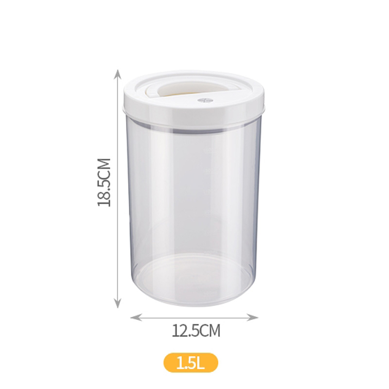 Joybos Potten Voor Bulk Granen Plastic Opslag Container Voedsel Keuken Opbergdoos En Organisatie Bulk Container Koelkast Opslag: 1.5L